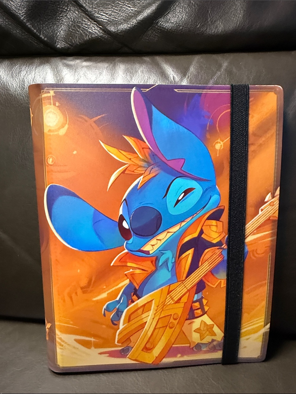 Disney Lorcana Stitch Binder 4X4 Side loader (holds 80 cards)